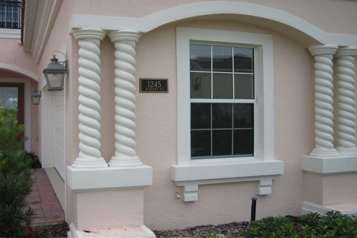 Architectural columns exterior