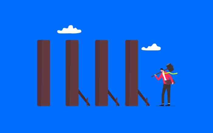 Different styles of pillars