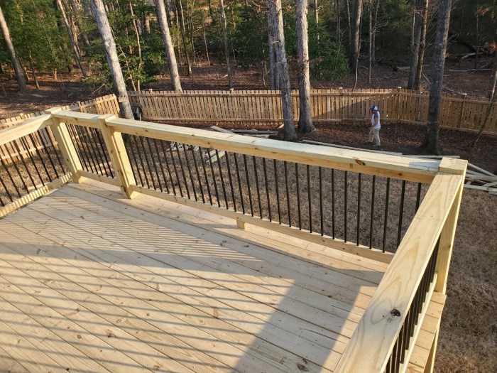 Deck patio myrtle fireplace