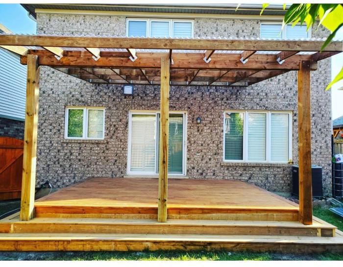 Deck fence fencing capital wood contractors flickr