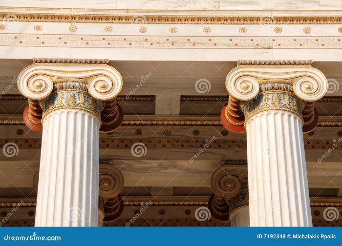 Columns ionic pair 1stdibs